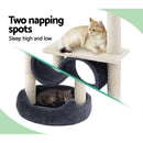 i.Pet Cat Tree 76cm Scratching Post Tower Scratcher Condo House Hanging toys - NuSea