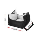 i.Pet Dog Car Seat Booster Cover Dog Bed Portable Waterproof Belt Non Slip - NuSea