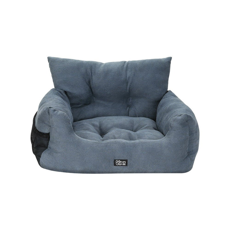 i.Pet Dog Car Seat Booster Cover Pet Bed Portable Waterproof Belt Non Slip Travel - NuSea