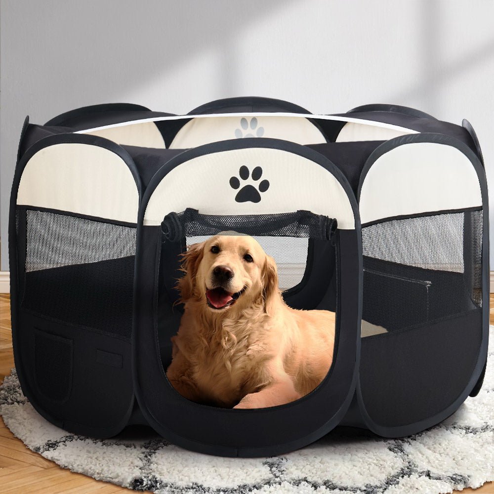i.Pet Dog Playpen Tent Pet Crate Fence 3XL Enclosure - NuSea
