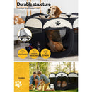 i.Pet Dog Playpen Tent Pet Crate Fence 3XL Enclosure - NuSea