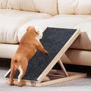 i.Pet Dog Ramp 70cm Adjustable Height Wooden Steps Stairs For Bed Sofa Car Foldable - NuSea