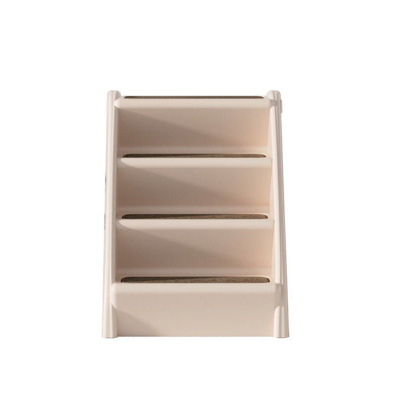 i.Pet Dog Ramp Steps For Bed Sofa Car Pet Stairs Ladder Portable Foldable Beige - NuSea