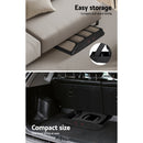 i.Pet Dog Ramp Steps For Bed Sofa Car Pet Stairs Ladder Portable Foldable Black - NuSea