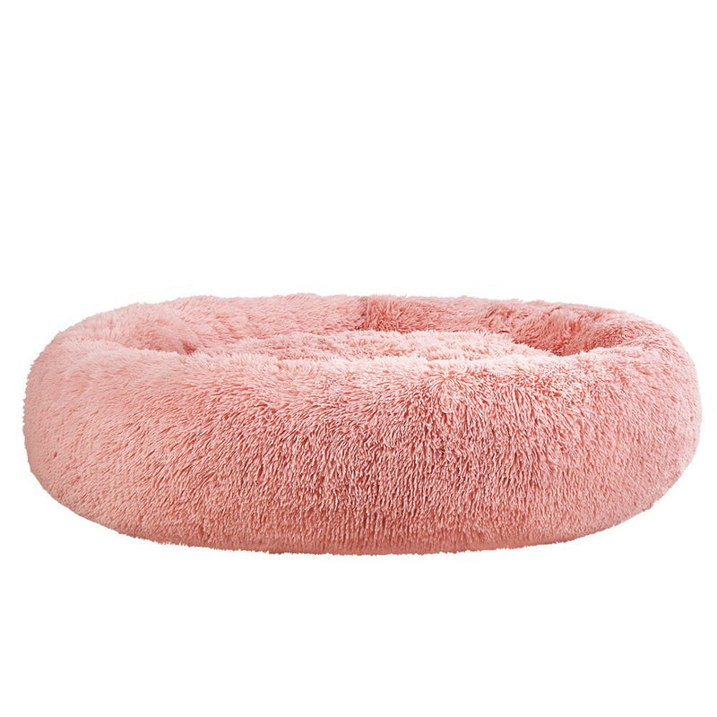 i.Pet Pet Bed Dog Cat 110cm Calming Extra Large Soft Plush Pink - NuSea