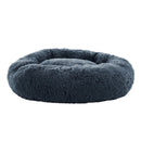 i.Pet Pet Bed Dog Cat 90cm Large Calming Soft Plush Bed Dark Grey - NuSea
