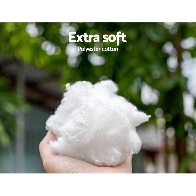 i.Pet Pet Bed Dog Cat 90cm Large Calming Soft Plush Light Grey - NuSea