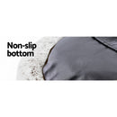 i.Pet Pet Bed Dog Cat 90cm Large Calming Soft Plush White Brown - NuSea