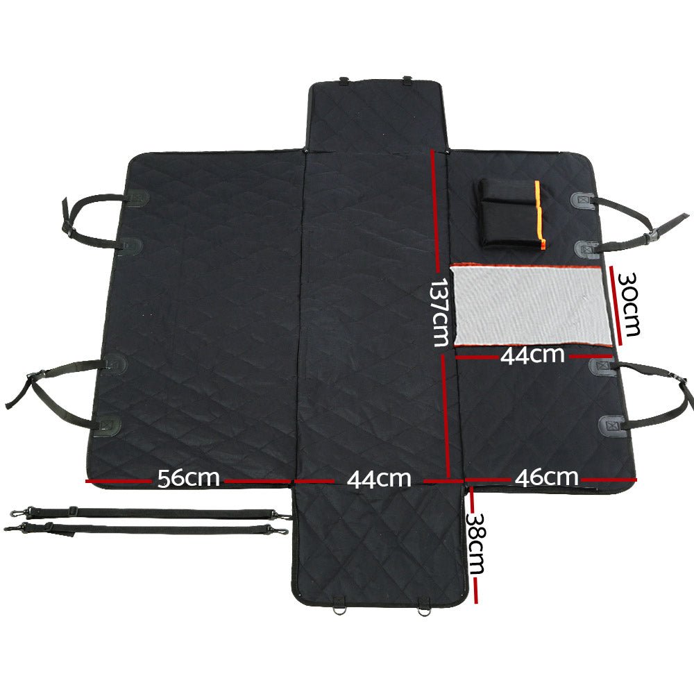 i.Pet Pet Car Seat Cover Dog Hammock Protector Back Waterproof Belt Non Slip Mat - NuSea