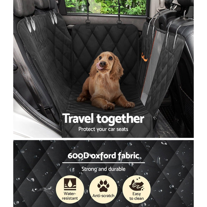 i.Pet Pet Car Seat Cover Dog Protector Hammock Back Waterproof Belt Non Slip Mat - NuSea