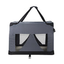 i.Pet Pet Carrier Soft Crate Dog Cat Travel 60x42CM Portable Foldable Car M - NuSea