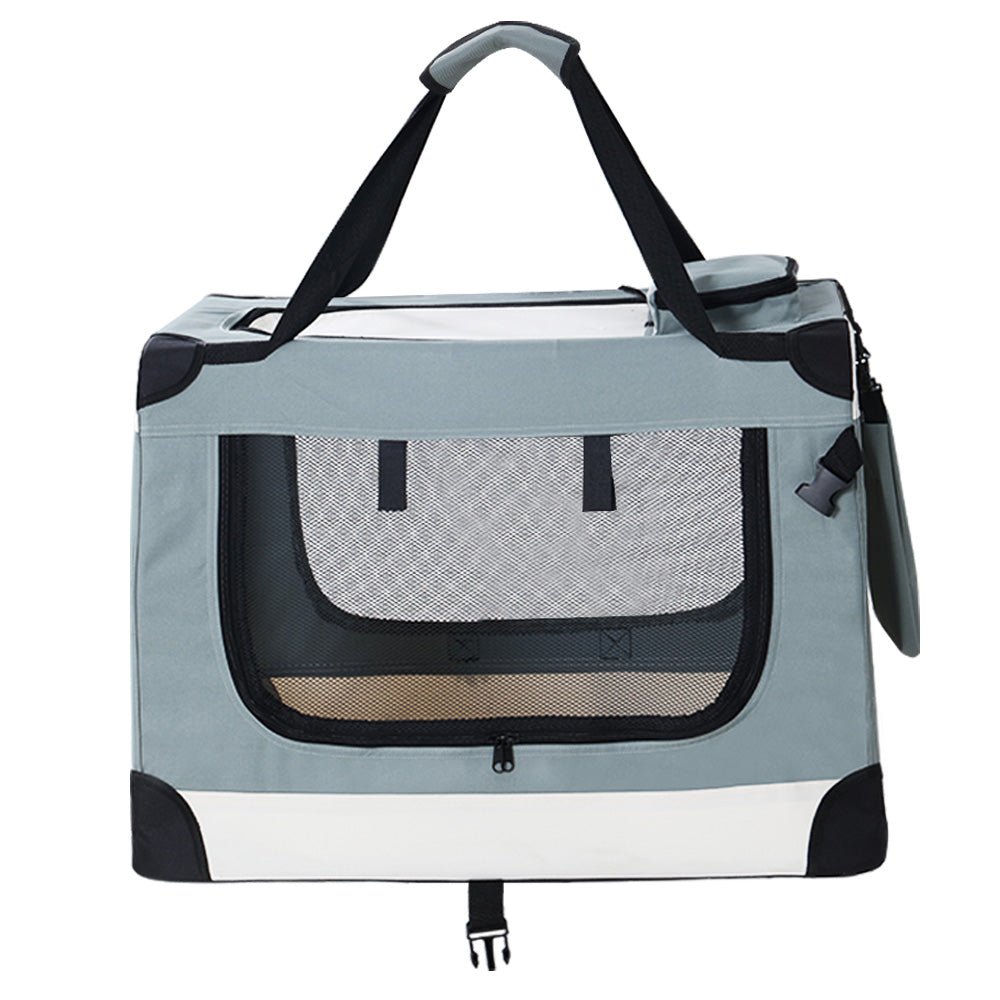 i.Pet Pet Carrier Soft Crate Dog Cat Travel 90x61CM Portable Foldable Car 2XL - NuSea