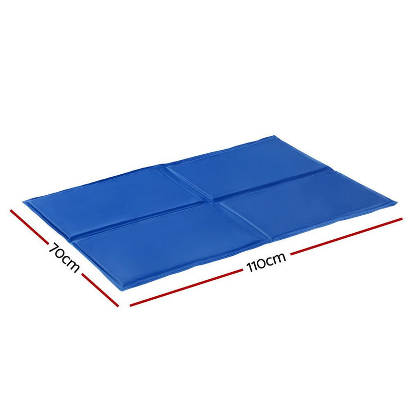 i.Pet Pet Cooling Mat Gel Dog Cat Self - cool Puppy Pad Large Bed Cushion Summer - NuSea