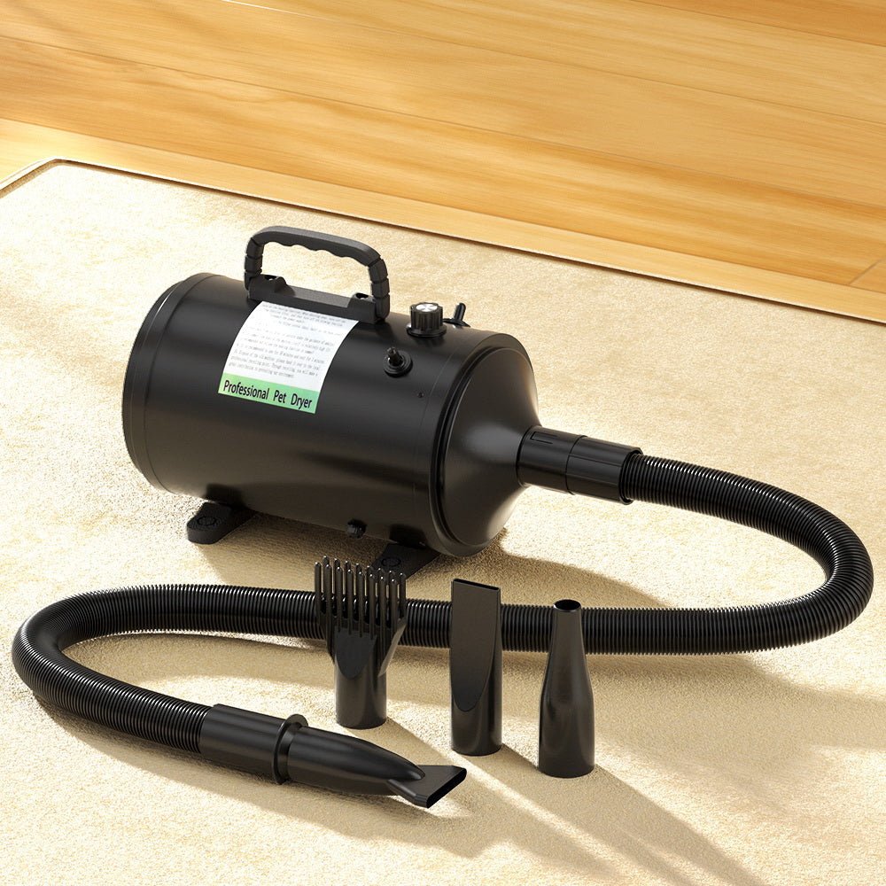 i.Pet Pet Hair Dryer Dog Cat Grooming Speed Blower Hairdryer Heater Low Noise - NuSea