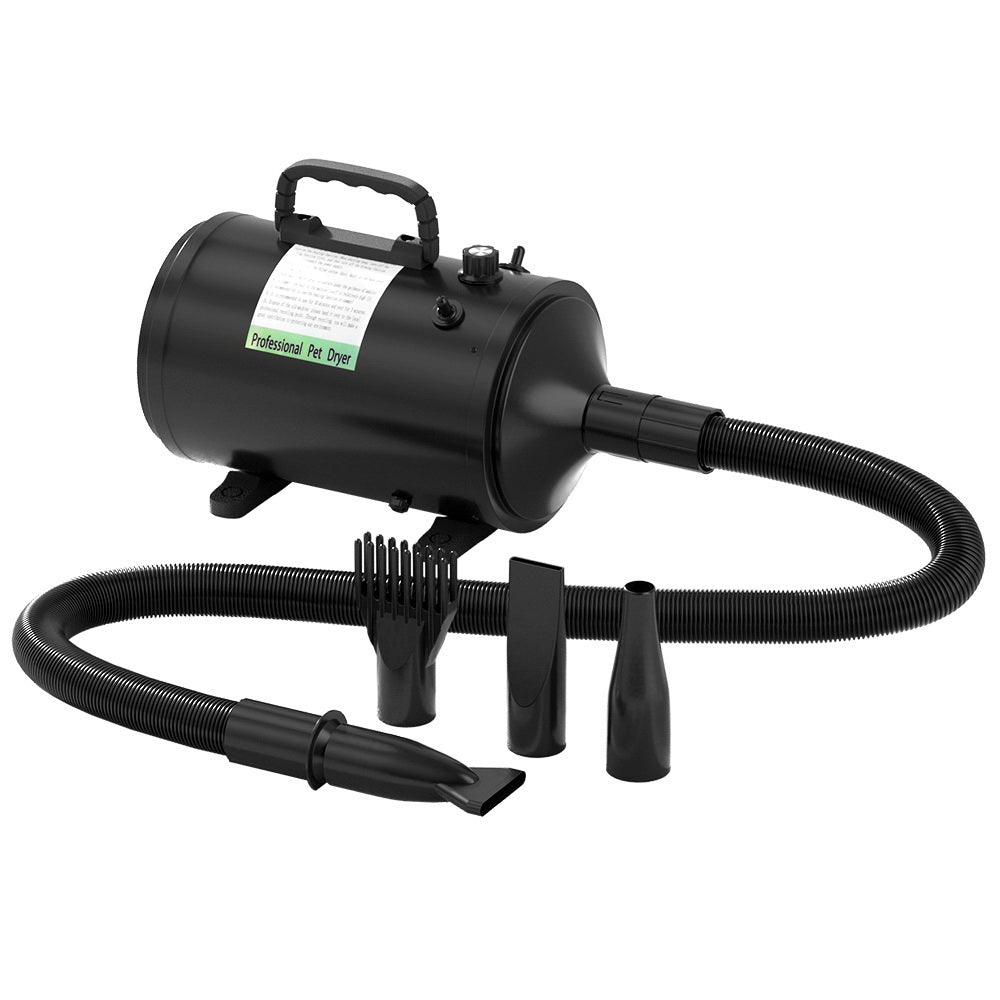 i.Pet Pet Hair Dryer Dog Cat Grooming Speed Blower Hairdryer Heater Low Noise - NuSea