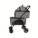 i.Pet Pet Stroller 2 - tier Dog Pram Large Cat Carrier Travel Pushchair Foldable - NuSea