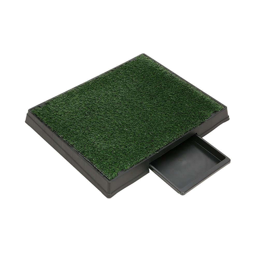 i.Pet Pet Training Pad Dog Potty Toilet Large Loo Portable With Tray Grass Mat - NuSea
