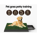 i.Pet Pet Training Pad Dog Potty Toilet Large Loo Portable With Tray Grass Mat - NuSea