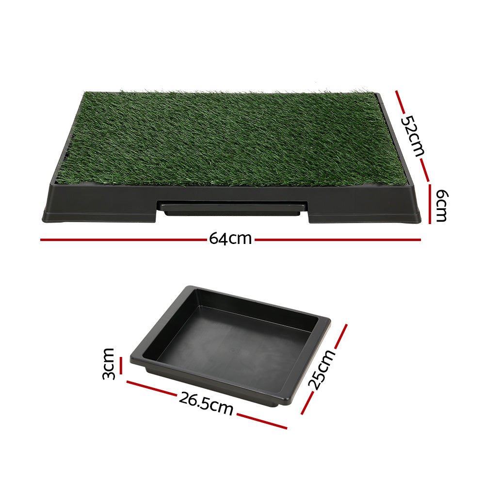 i.Pet Pet Training Pad Dog Potty Toilet Large Loo Portable With Tray Grass Mat - NuSea