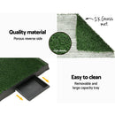i.Pet Pet Training Pad Dog Potty Toilet Large Portable With Tray Grass 2 Mats - NuSea