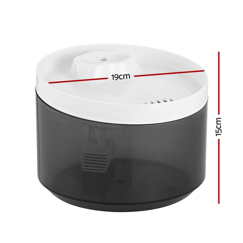 i.Pet Pet Water Fountain Dispenser Filter Dog Cat Drinking Automatic Electric 2.2L - NuSea