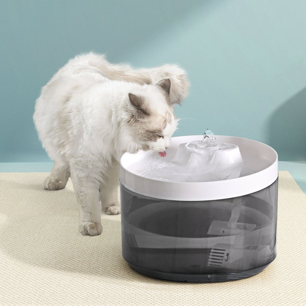 i.Pet Pet Water Fountain Dispenser Filter Dog Cat Drinking Automatic Electric 2.2L - NuSea