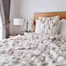 J Elliot Home Lynx Wild Cat Faux Fur Throw Rug 130 x 160cm - NuSea