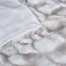 J Elliot Home Lynx Wild Cat Faux Fur Throw Rug 130 x 160cm - NuSea
