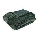J Elliot Home Rita Sea Kelp Faux Mohair Throw Rug 130 x 160cm - NuSea