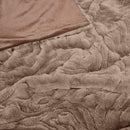 J Elliot Home Rita Woodsmoke Faux Mohair Throw Rug 130 x 160cm - NuSea
