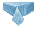Jacquard Table Cloth Checkered Blue 180 cm Round - NuSea