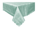 Jacquard Table Cloth Checkered Frost 180 cm Round - NuSea