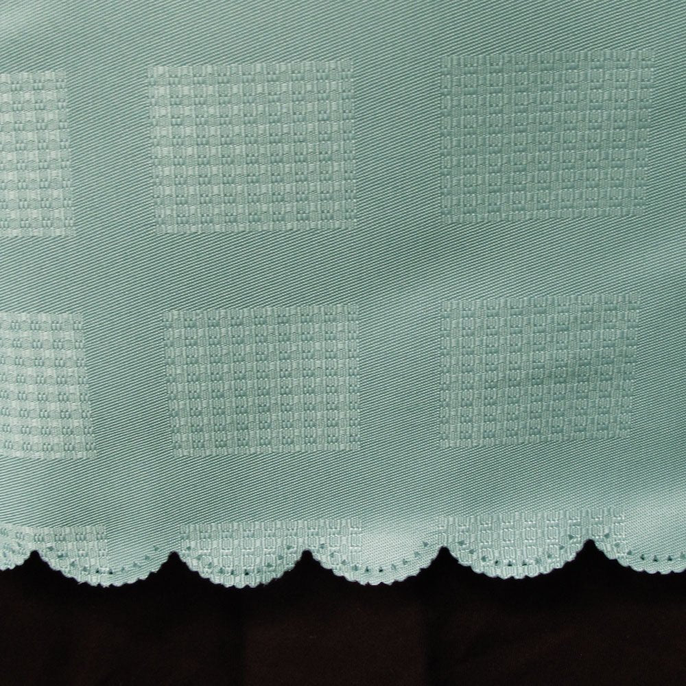Jacquard Table Cloth Checkered Frost 180 cm Round - NuSea
