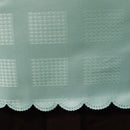 Jacquard Table Cloth Checkered Frost 180 cm Round - NuSea