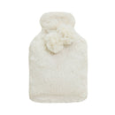 J.Elliot Home Amara Hot Water Bottle with Super Plush Faux Fur Cover Ivory - NuSea