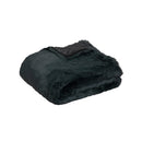 J.Elliot Home Arlo Faux Fur Throw Charcoal - NuSea