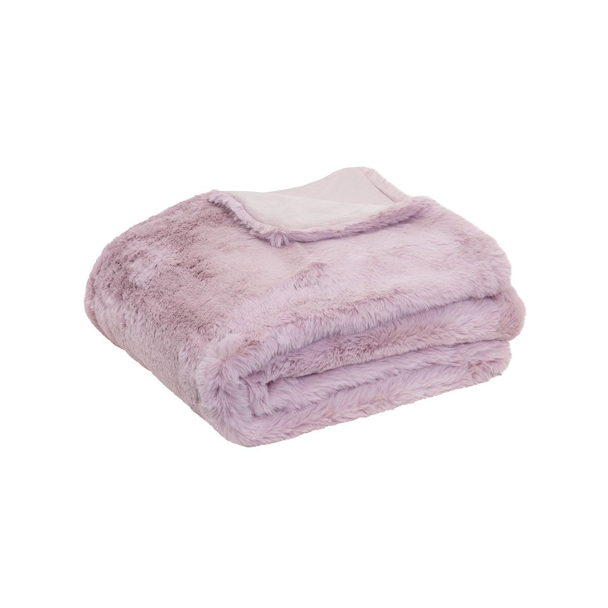J.Elliot Home Arlo Faux Fur Throw Lilac - NuSea