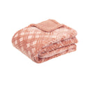 J.Elliot Home Vida Microplush Throw Clay Pink - NuSea