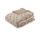 J.Elliot Home Vida Microplush Throw Sandstone - NuSea