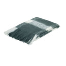 J.Elliot Home Wren Faux Mohair Throw Charcoal/White - NuSea
