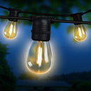 Jingle Jollys 14m LED Festoon String Lights Christmas Wedding Party Outdoor - NuSea