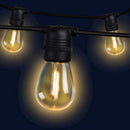 Jingle Jollys 14m LED Festoon String Lights Christmas Wedding Party Outdoor - NuSea