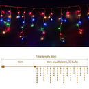 Jingle Jollys 20M Christmas Lights Icicle Light 800 LED Multi - coloured - NuSea