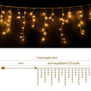 Jingle Jollys 20M Christmas Lights Icicle Light 800 LED Warm White Decor - NuSea