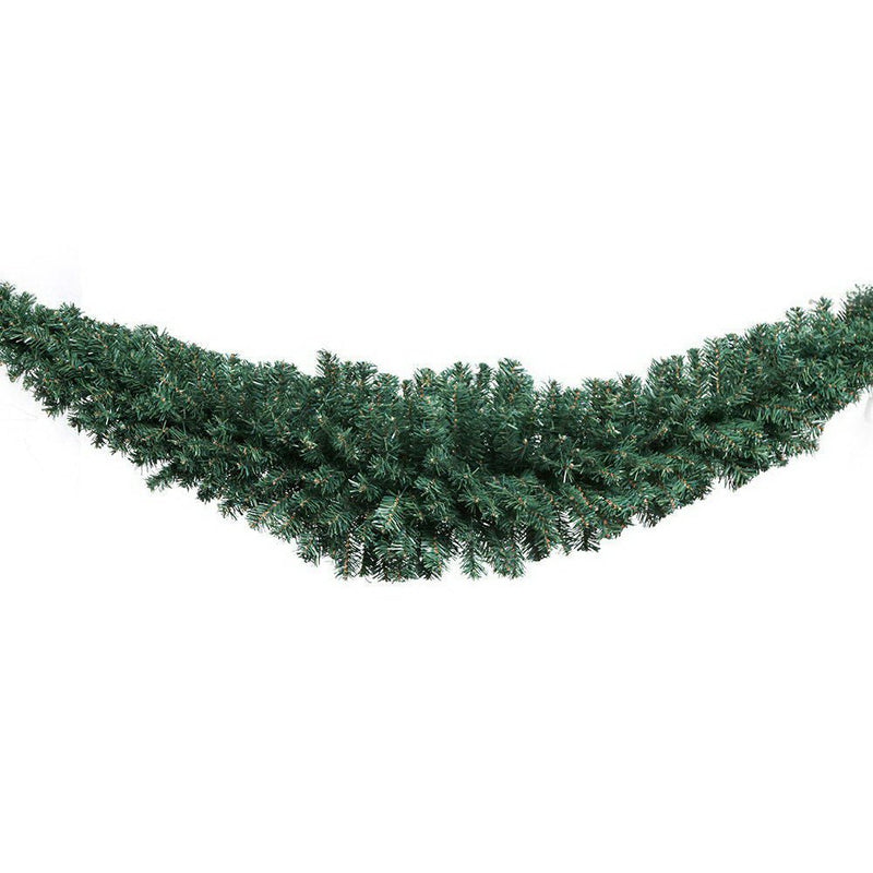 Jingle Jollys 2.1m Christmas Garland Xmas Decorations Green Wedding Party - NuSea