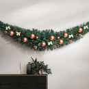 Jingle Jollys 2.1m Christmas Garland Xmas Decorations Green Wedding Party - NuSea