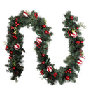 Jingle Jollys 2.7m Christmas Garland with Decorations Xmas Wedding Party - NuSea