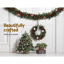 Jingle Jollys 2.7m Christmas Garland with Decorations Xmas Wedding Party - NuSea