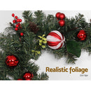 Jingle Jollys 2.7m Christmas Garland with Decorations Xmas Wedding Party - NuSea