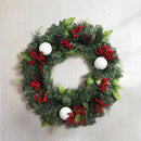 Jingle Jollys 2FT 60CM Christmas Wreath with Decor Xmas Tree Decoration - NuSea